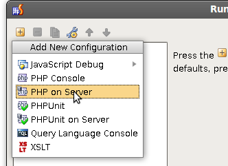 PHPStorm: new PHP on Server configuration